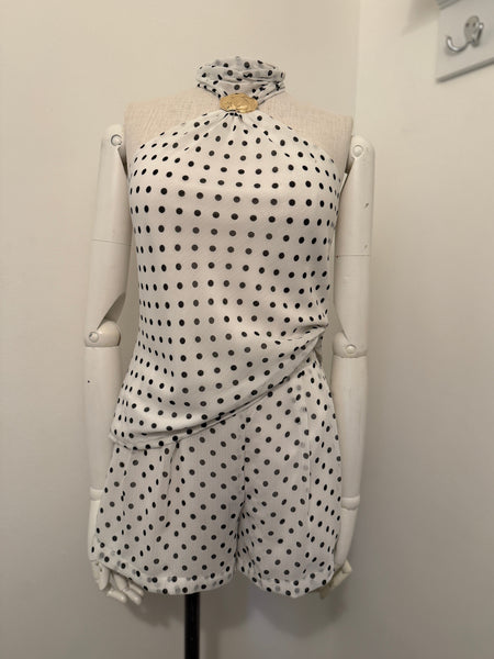 Polka dot short set 3796