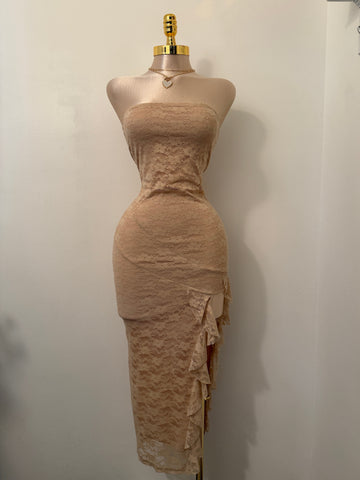 Tube lace dress 6211