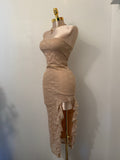Tube lace dress 6211